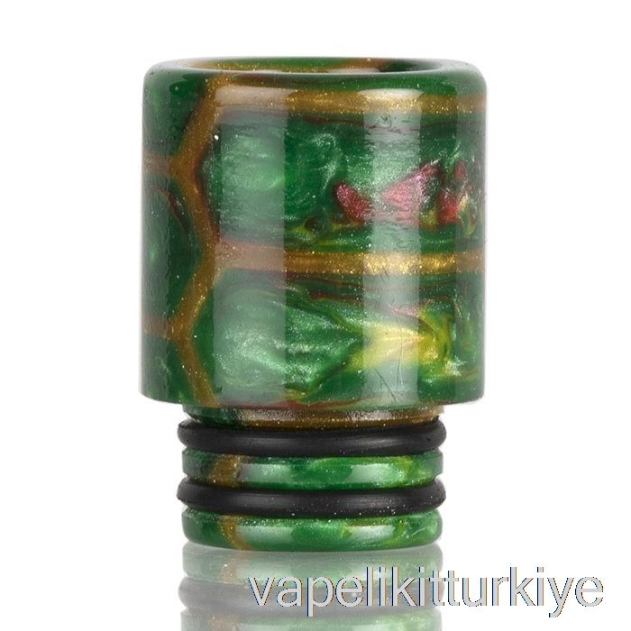 Vape Türkiye 510 Uzun Yılan Derisi Reçine Damla Ucu Yeşil